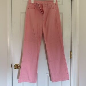 Pink jeans